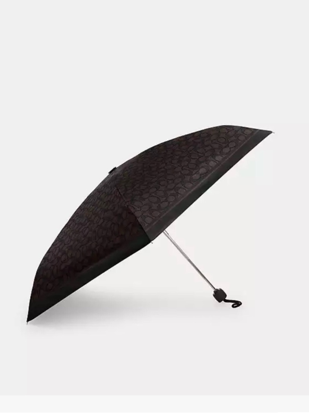 Coach Signature Compact Umbrella UV Protection
